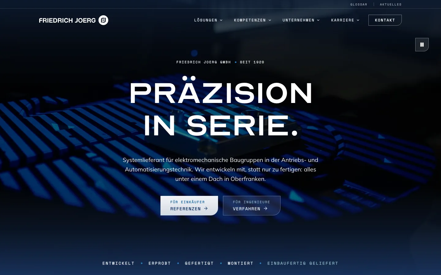 Neue Website von Friedrich Joerg