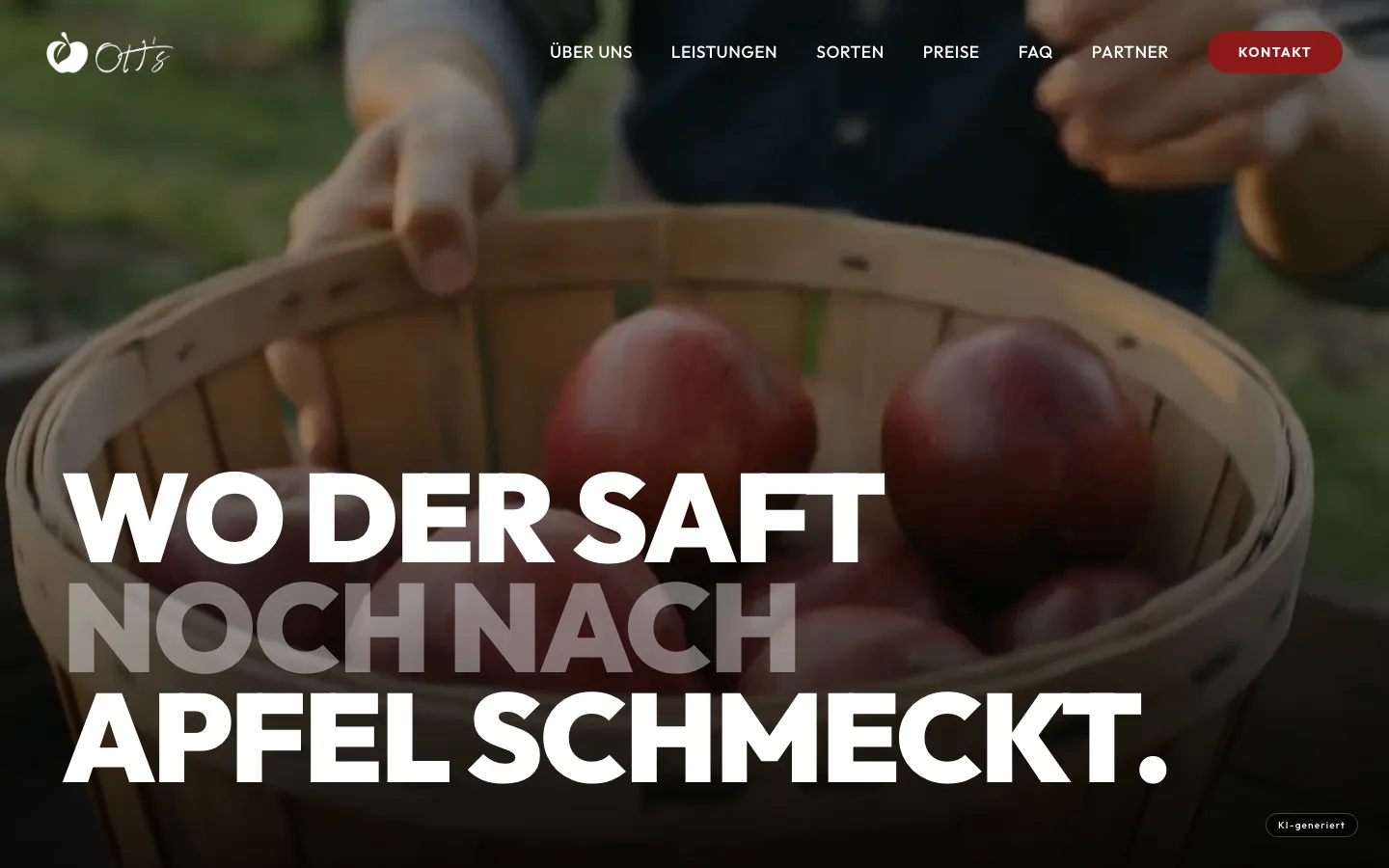 Neue Website von Natursaftkelterei Ott